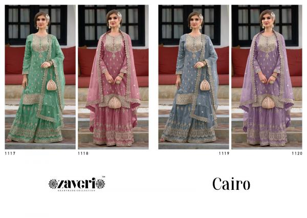 Zaveri Cairo Party Wear Designer Kurti With Bottom Dupatta Collection